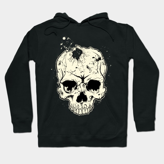 Shatter Skull Hoodie by julieviens